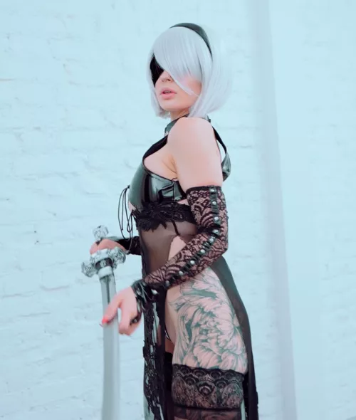 Black 2B from NieR: Automata by Sonya Vibe