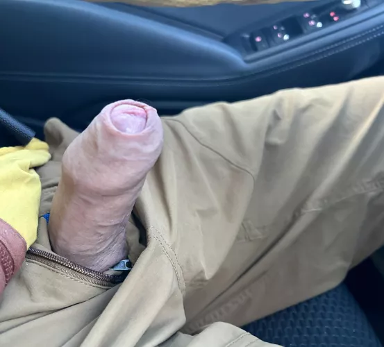 Bored at a red light