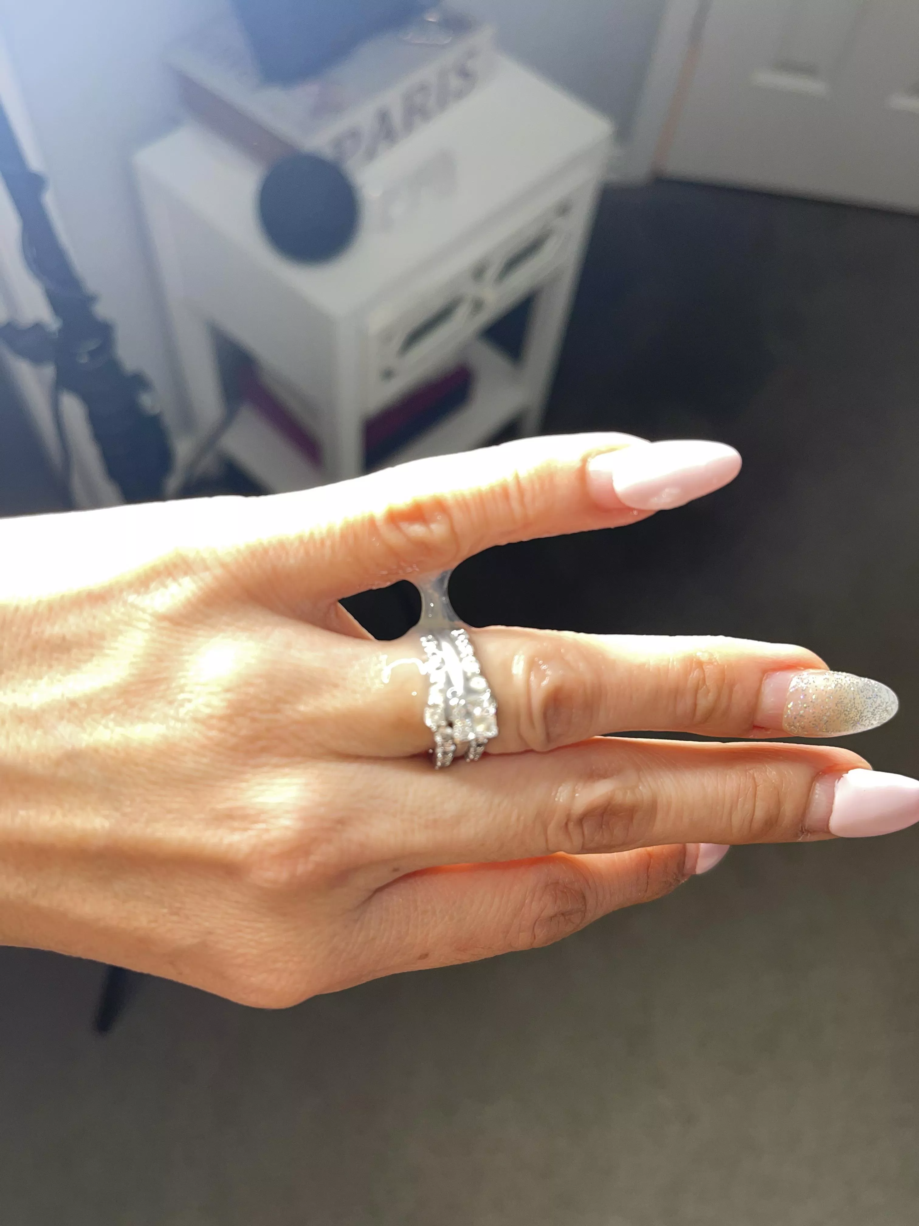 Cum shot on my ring 💦💦💦💍