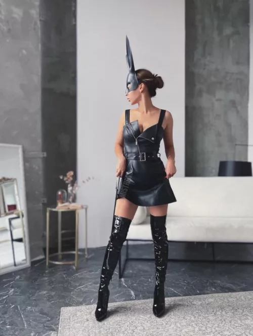 Follow the black rabbit! She'll lead you to Wonderland