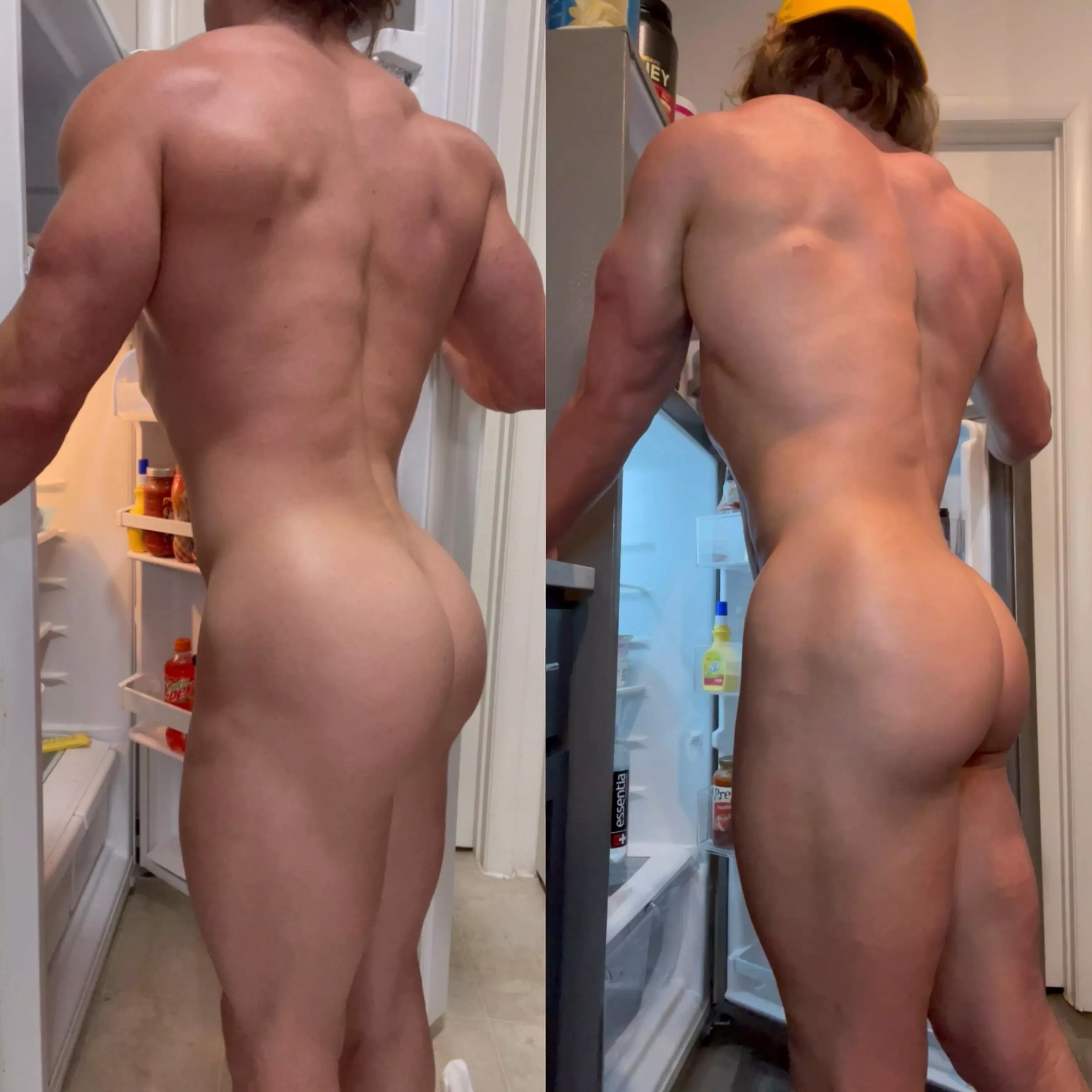Naked progress pics of my glutes after 18 months!