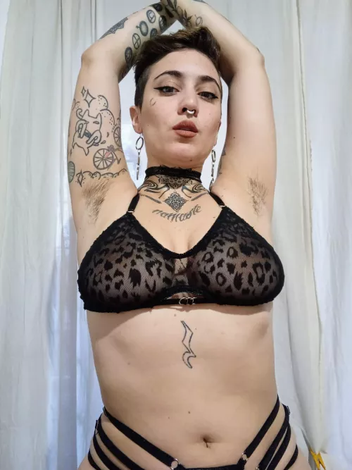 Sometimes I just trim it a lil bit