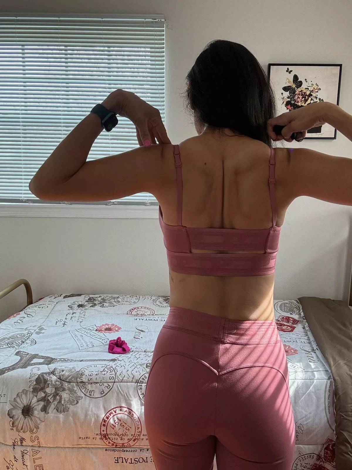 Working on my back