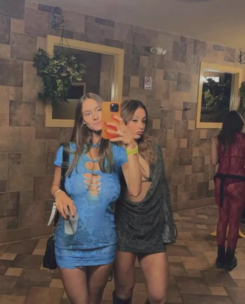 You can tell the other girl isn’t even trying