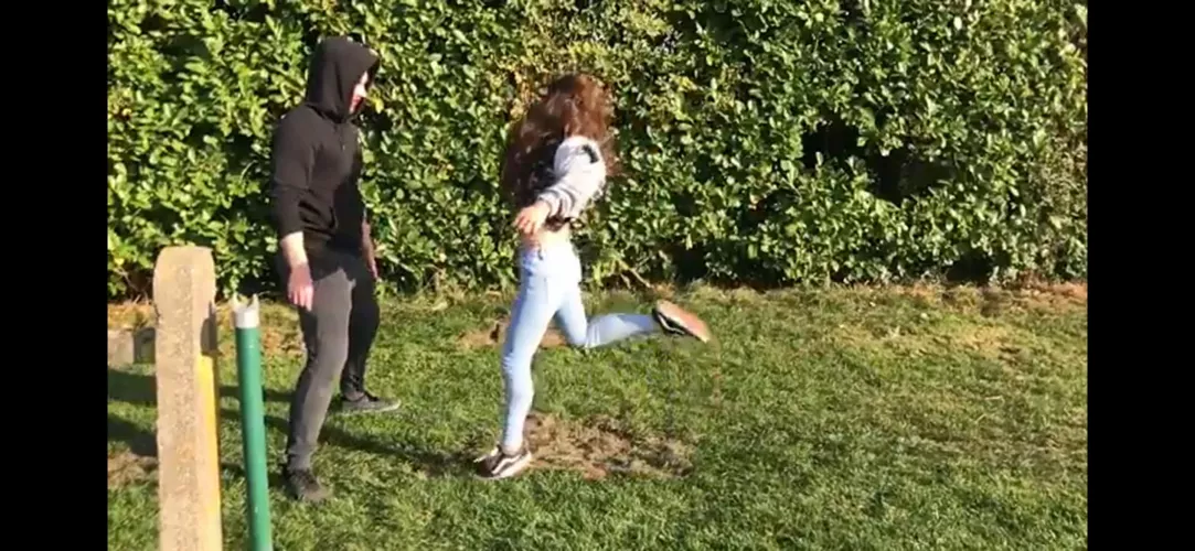 Beautiful Kicking Technique…