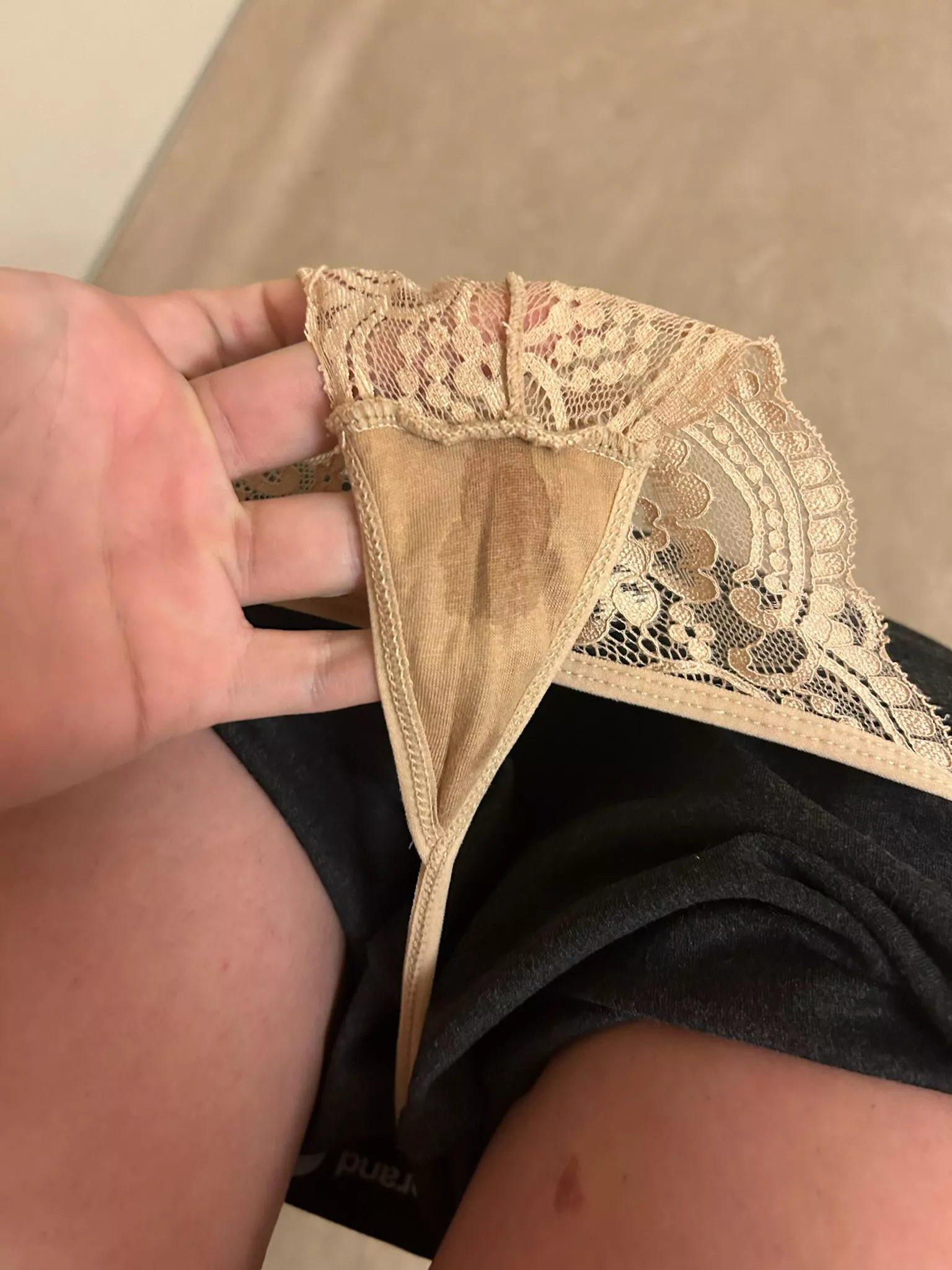 Cum soaked. This just means I need more.