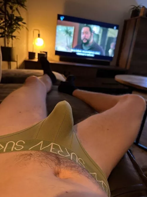 Do you want to watch a movie with me, you can lie on my legs