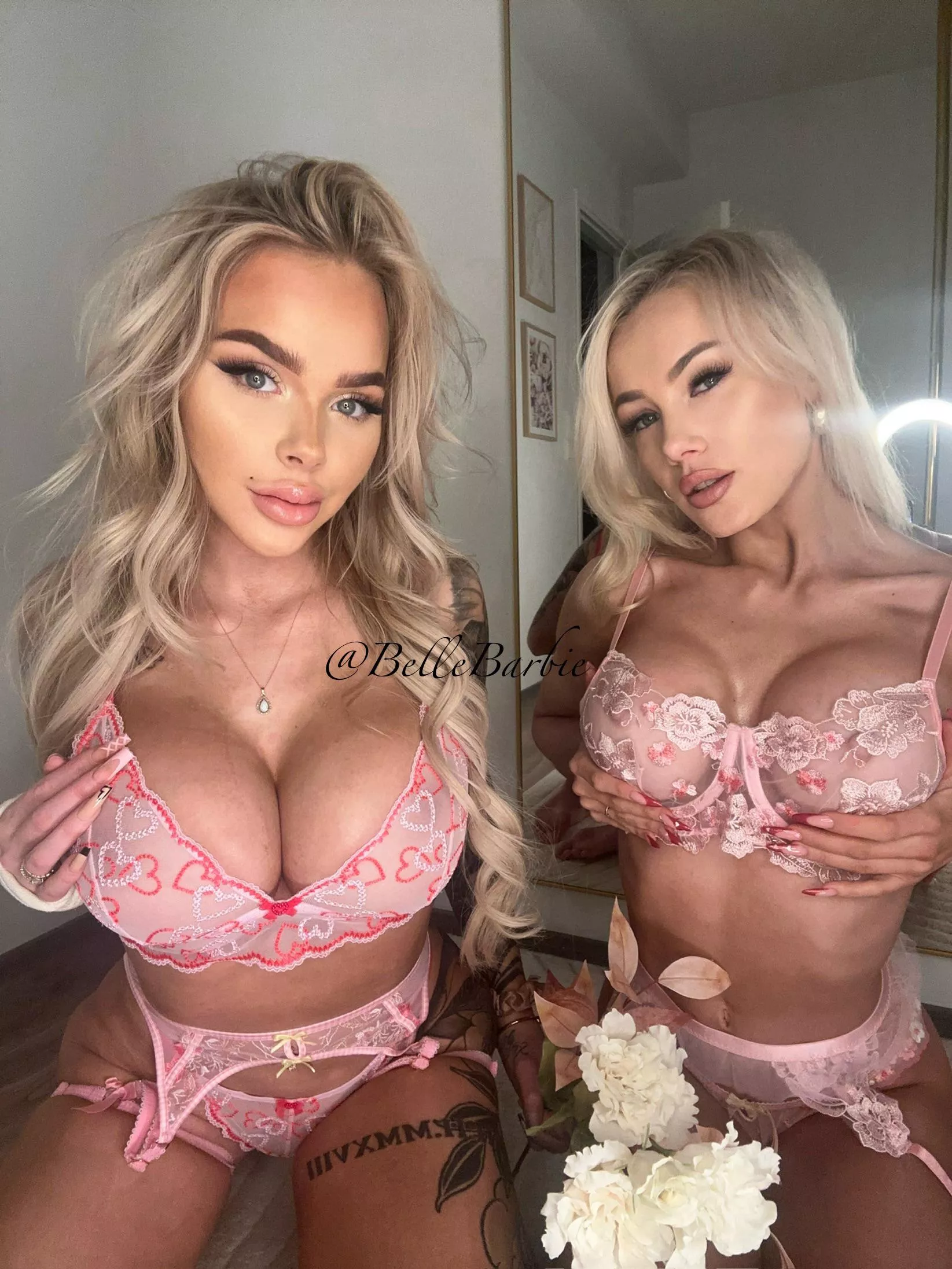 Happy valentines Day 🌹😘 (we are twins not identical) 🩷 can we be your valentines? 🙈