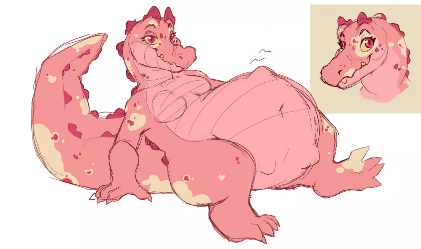 {Image} Just Stuffed! (WIP) (OC SinisterScalez)