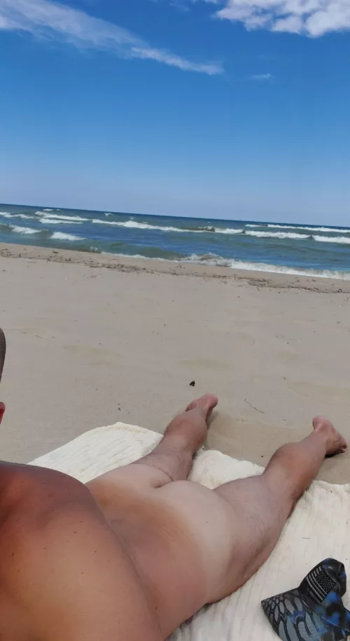 Last year's 1st beach visit