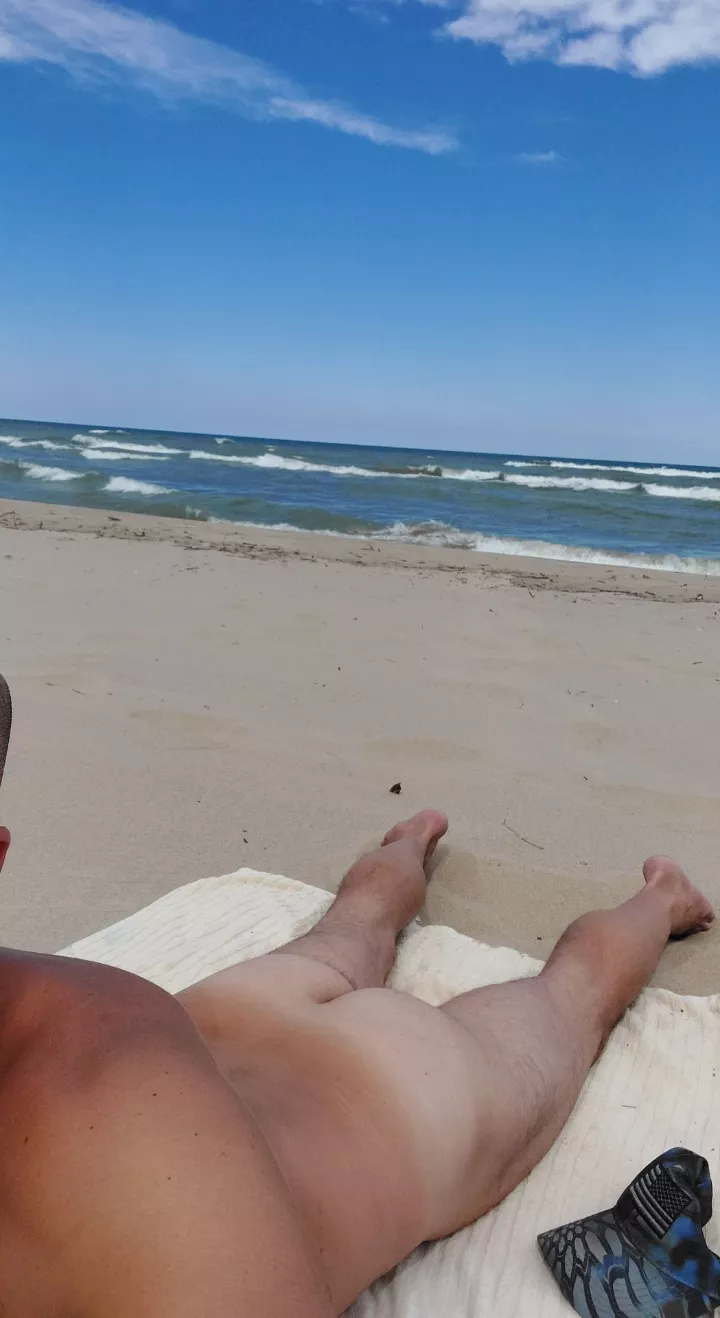 Last year's 1st beach visit