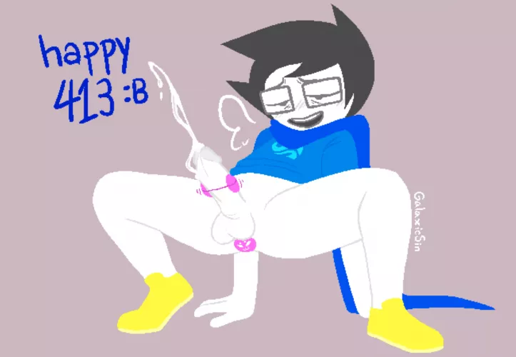 [M4A] You find John dressed as Nepeta...masturbating? What do you do~?