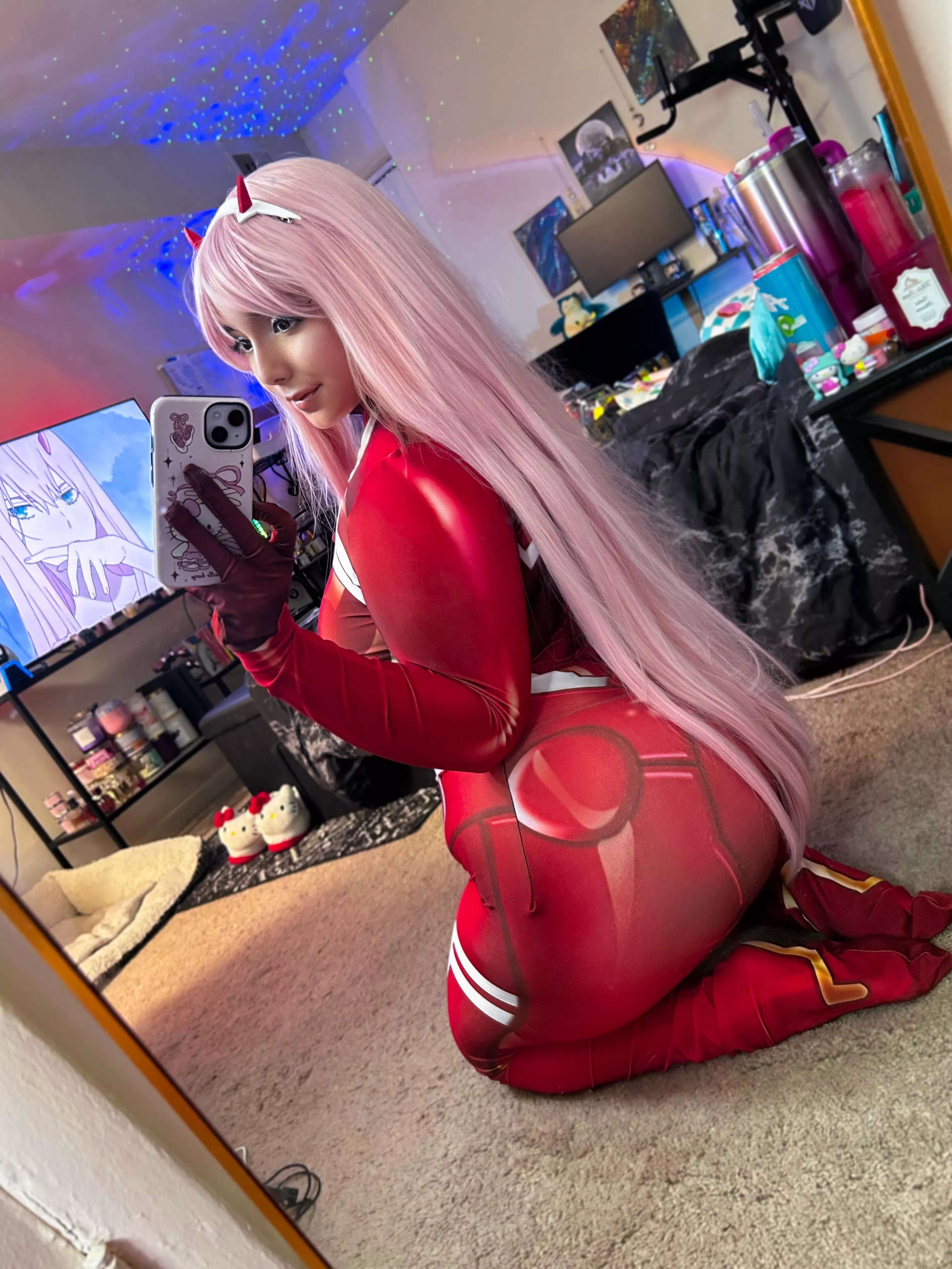 My take on Zero Two from Darling In The Franxx