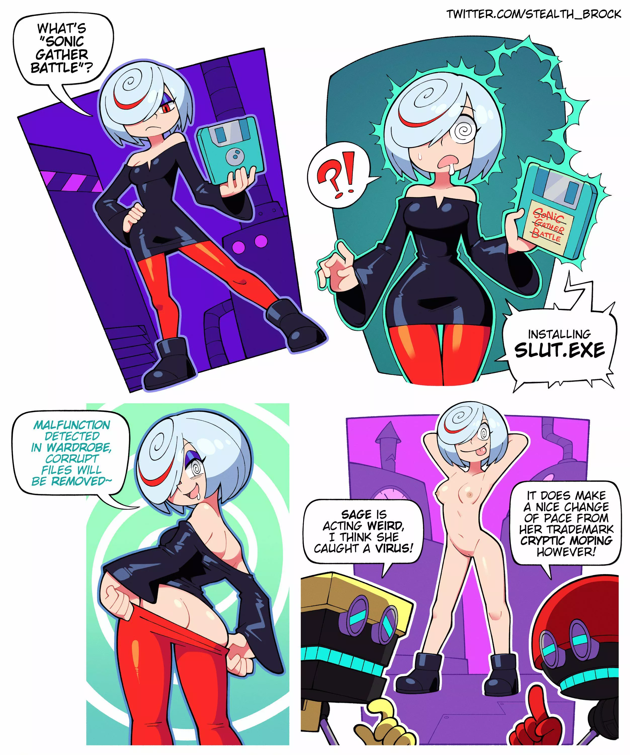 Sage downloads a Virus (Stealth Brock)