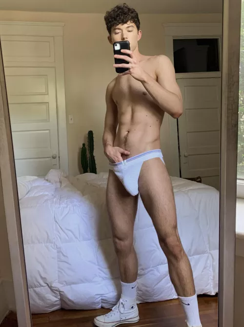 What do you think about a classic white jock?