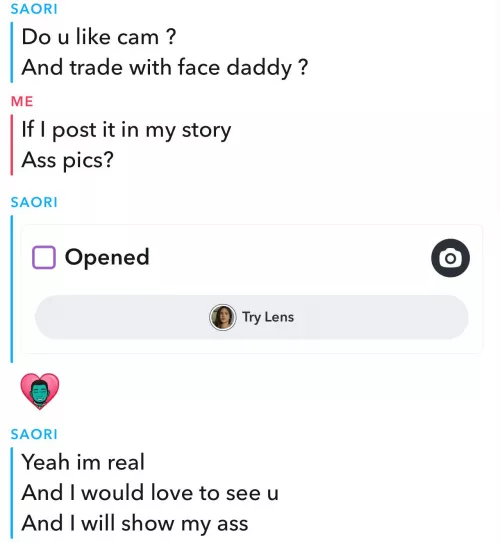 22 bbc top do not send user saori8 face pics they will screenshot and unadd