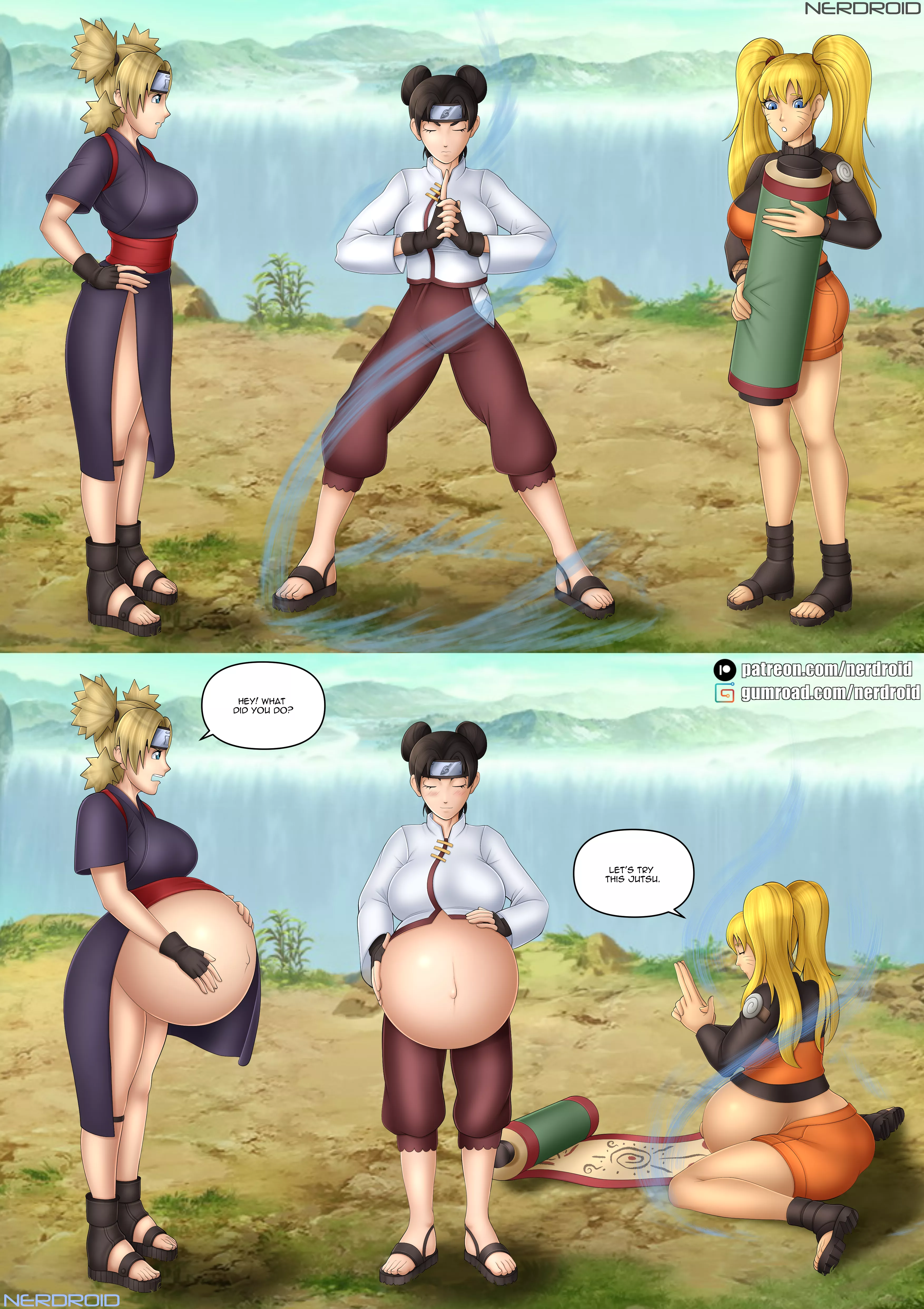 A New Pregnancy Jutsu - Part 1 & 2