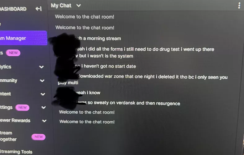 Does this mean people stopped in the stream?