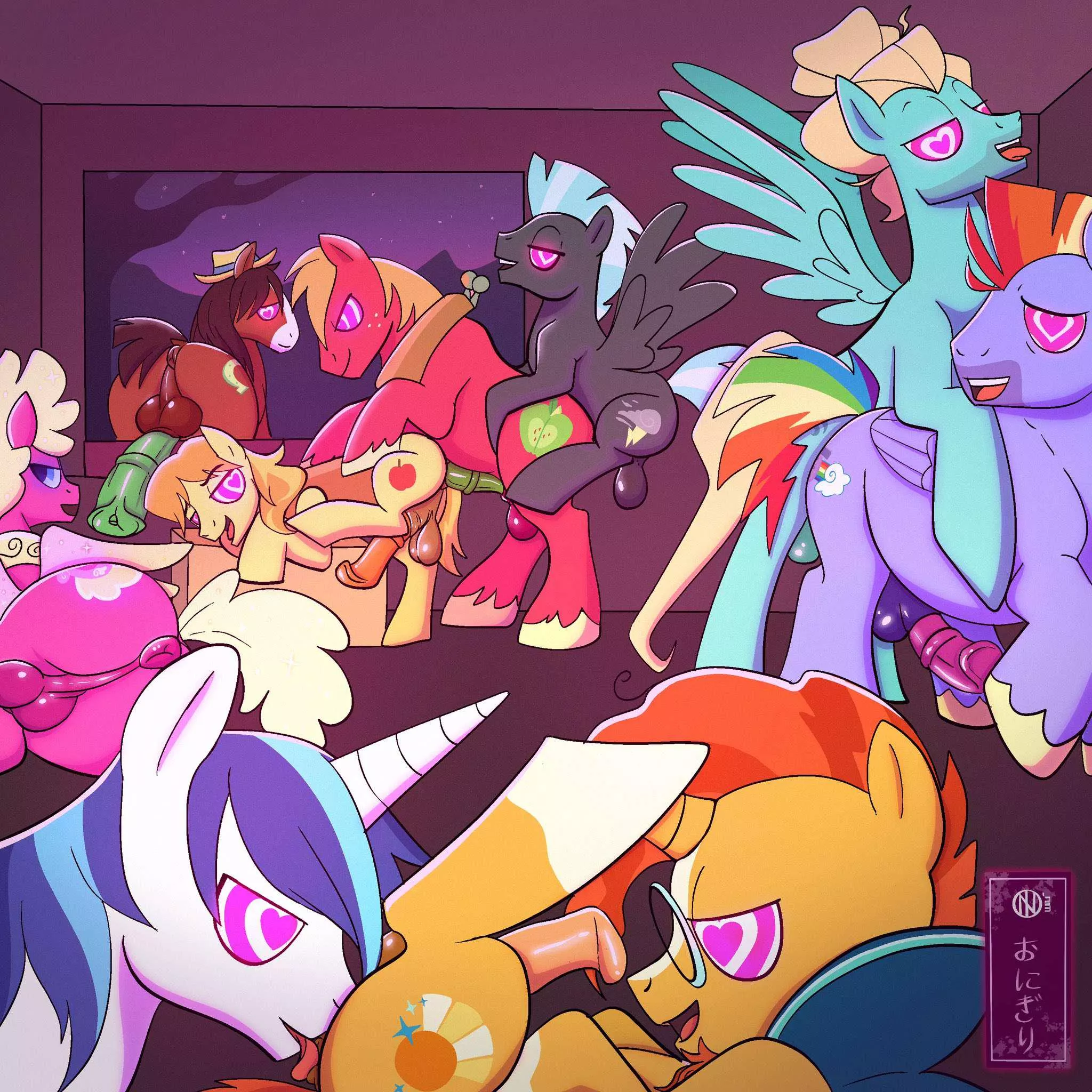 gay pony orgy