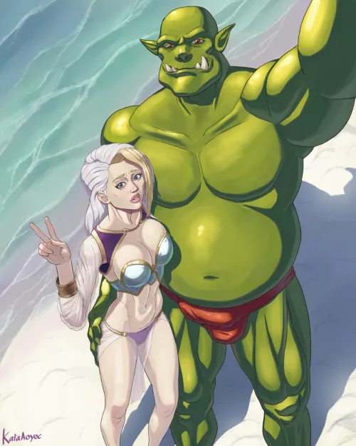 Jaina worried selfie (Kataaoyoc) [Warcraft]