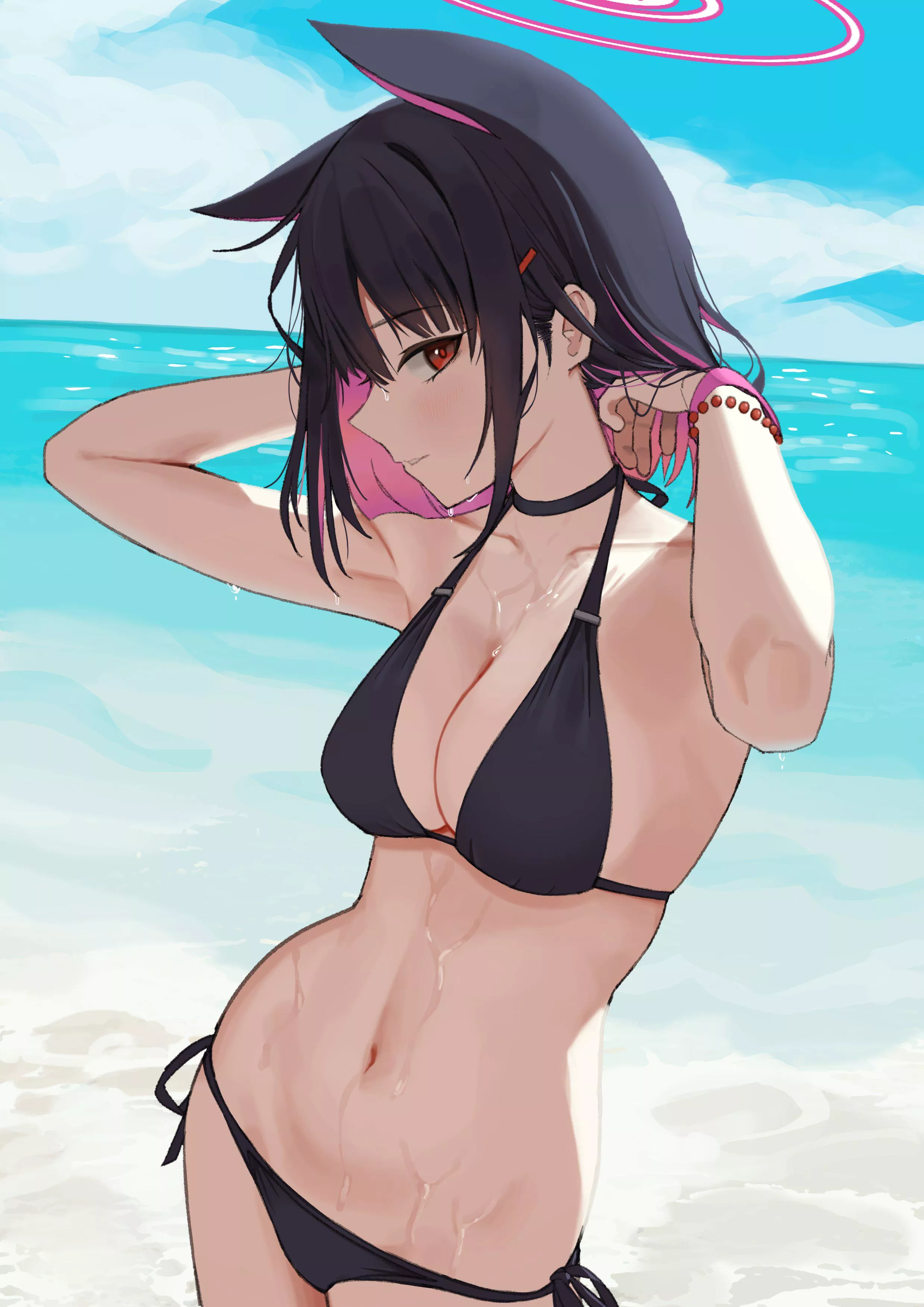 Kazusa in bikini [Blue Archive]