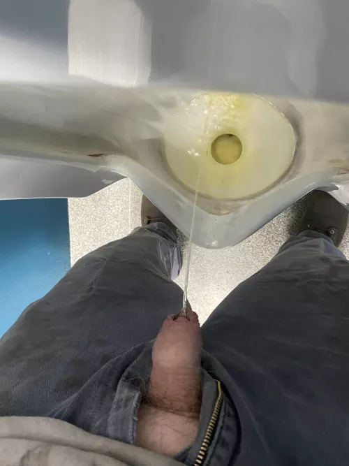 Pissing at work!