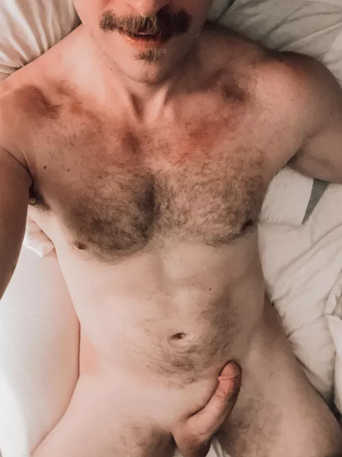 [30] Sit on my mustache or cock first?