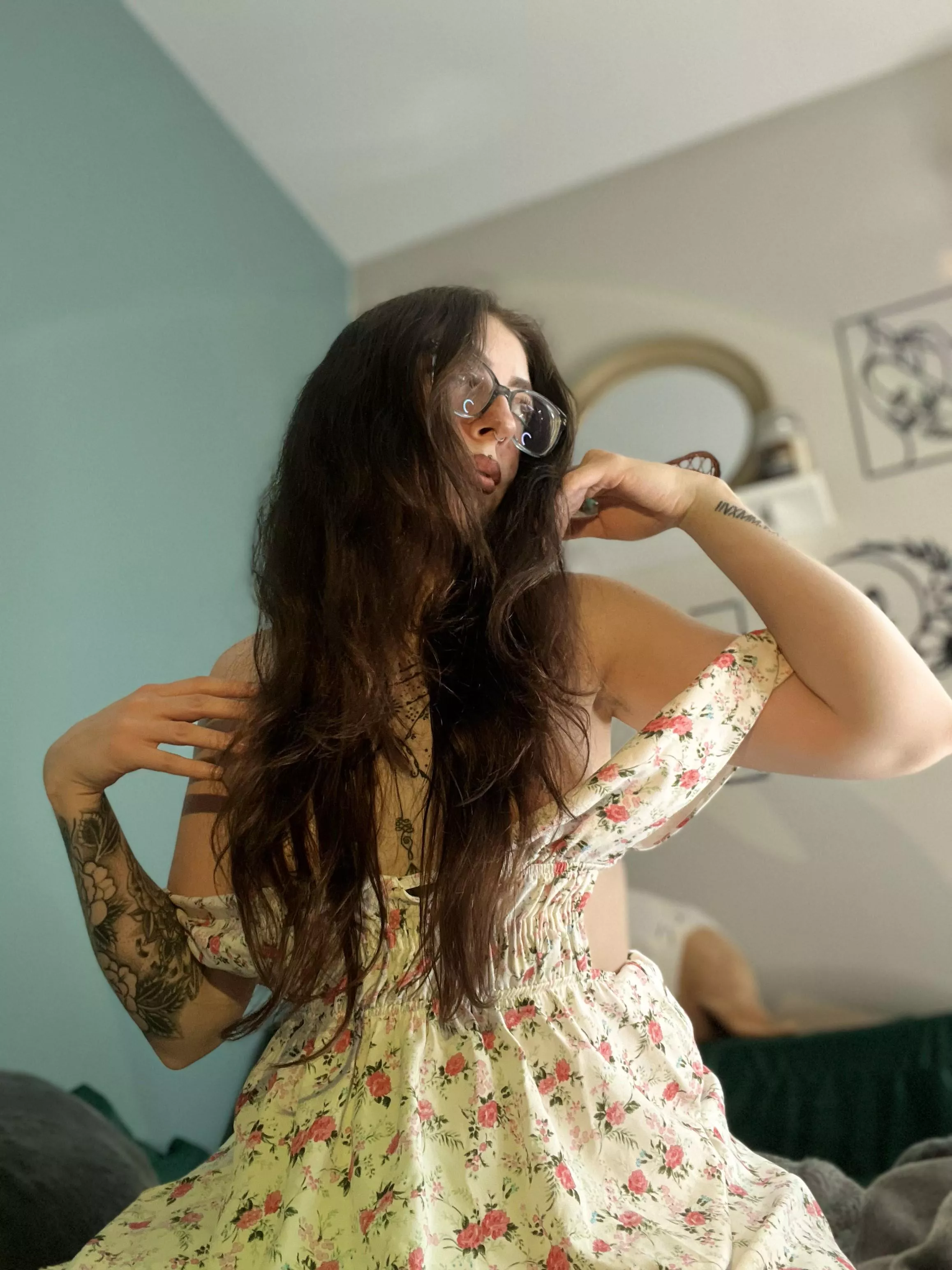 Can you take off my glasses for me?