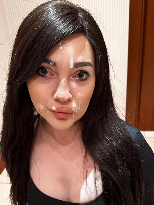 Cum on my face makes me so cute