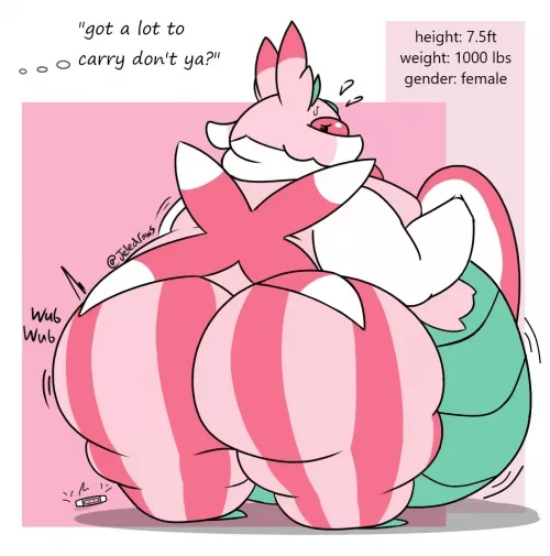 [F] very huge, filled, and hefty lurantis! ~ Jeledraws
