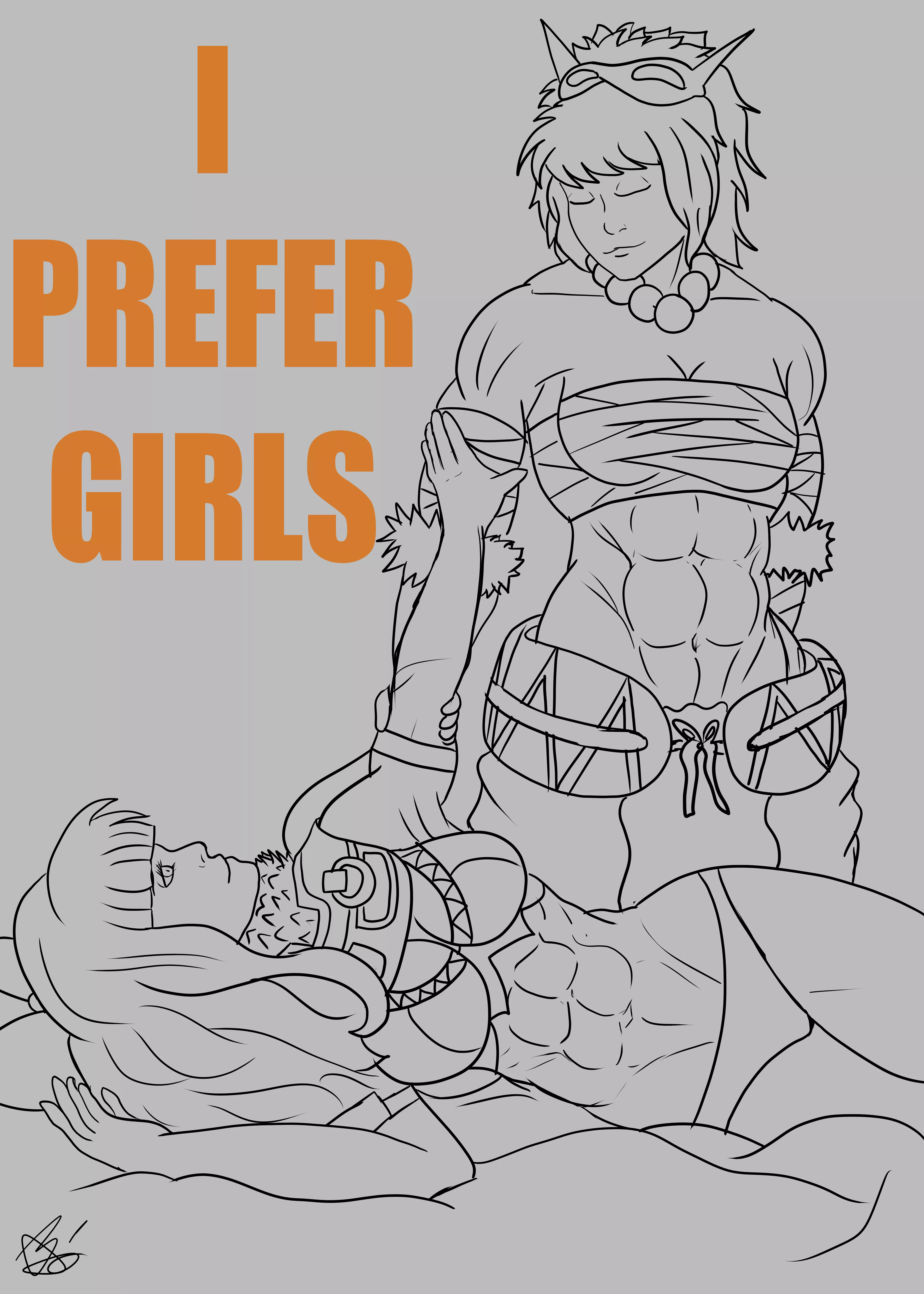 Happy St Valentine Day from Rinkah and Charlotte! (by me @da_art_boxx)