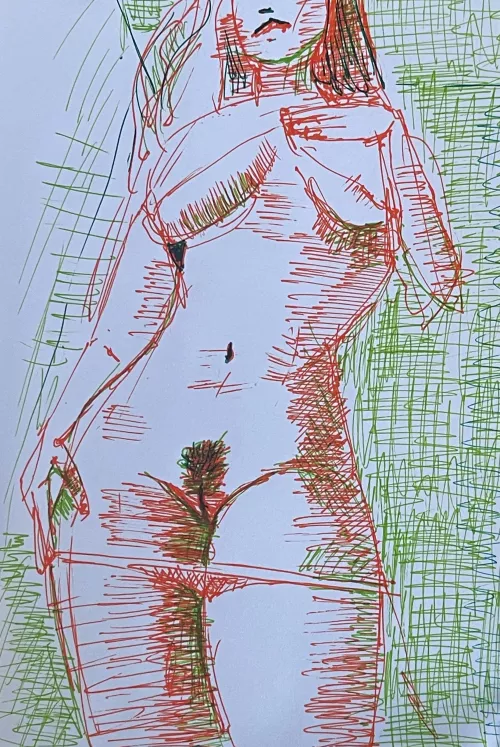 La Vue Parfaite pour ce Dessin, par moi