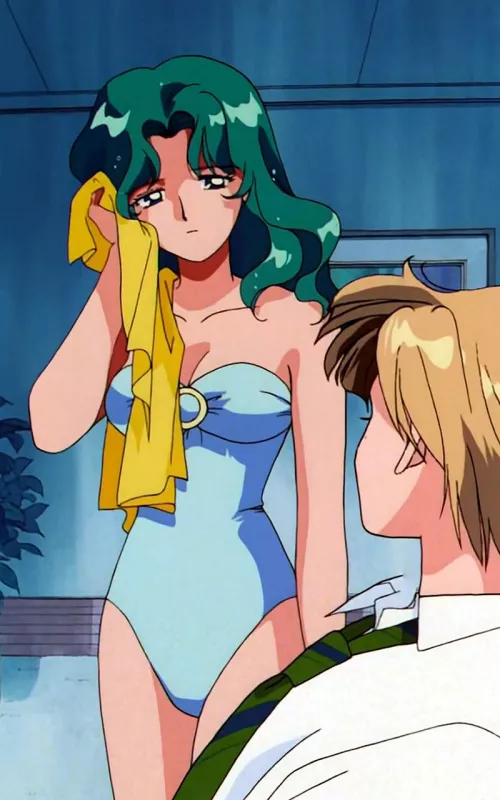[Sailor Moon S] Michiru is so sweet and sexy.