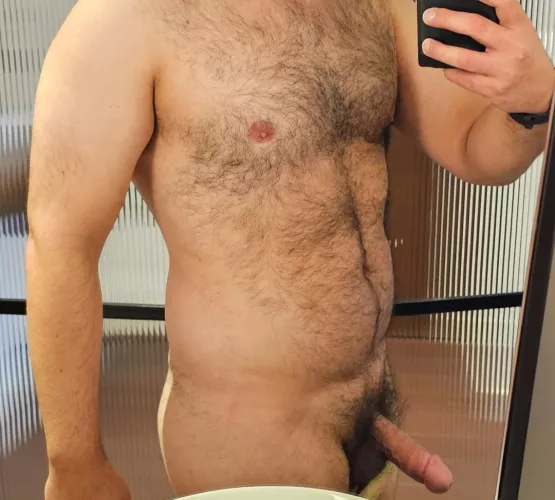 [41] Daddy is ready for you. Jumping into the shower with me?