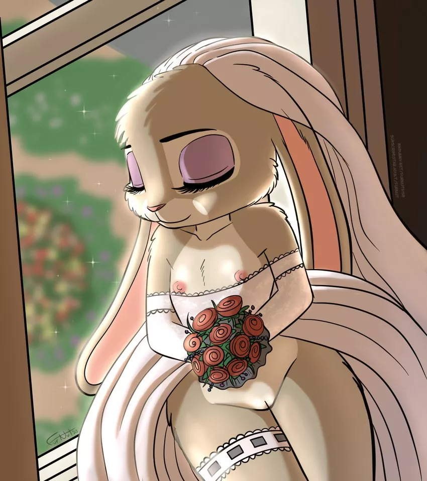 Bunny bride. (Art by Furnut)