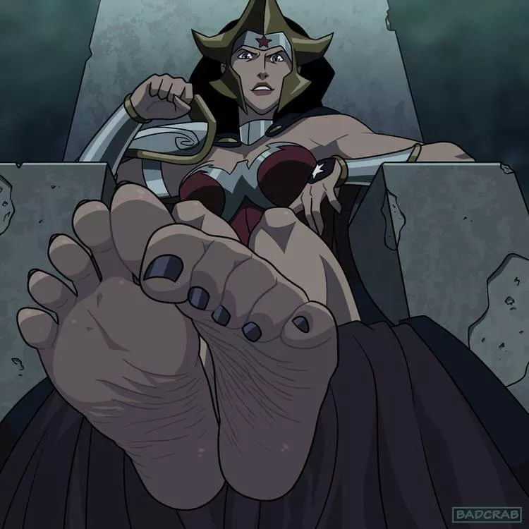 [DC] Wonder Woman goes barefoot in Flashpoint Paradox movie (badcrab)