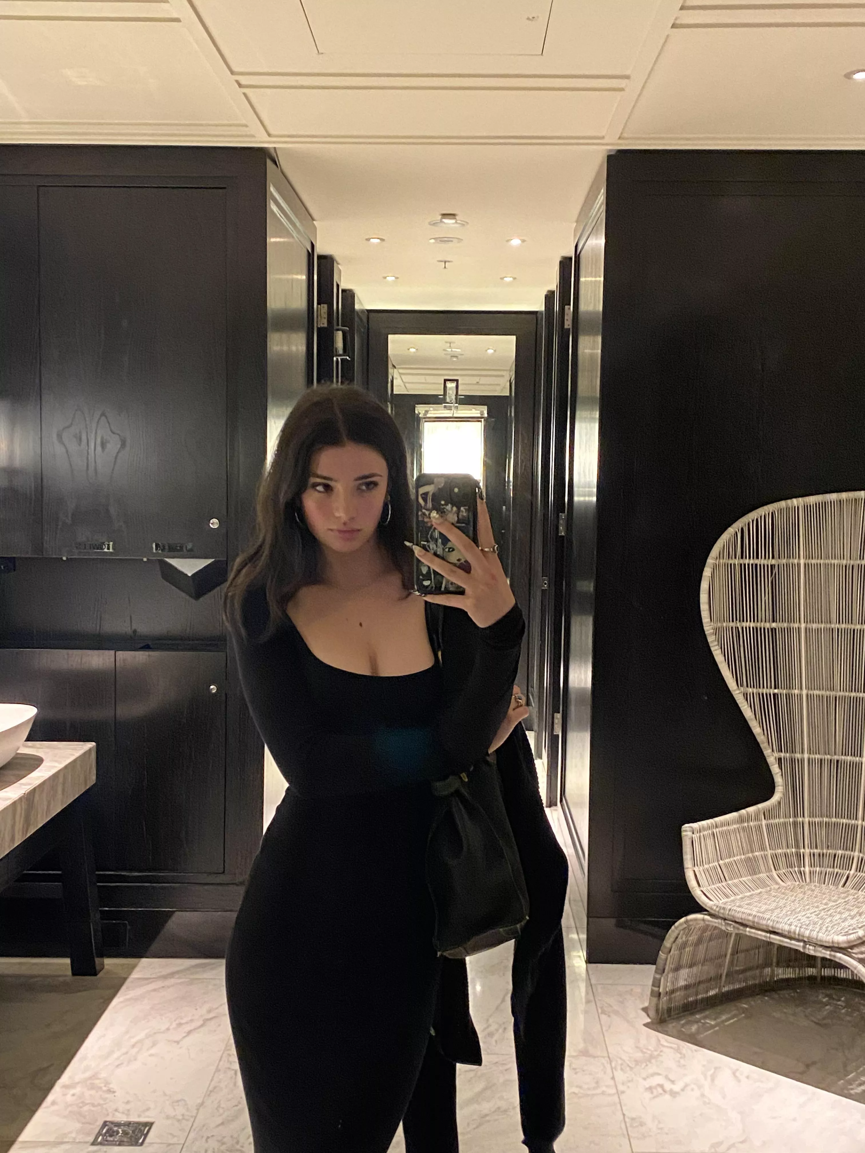 In my new skims dress xx