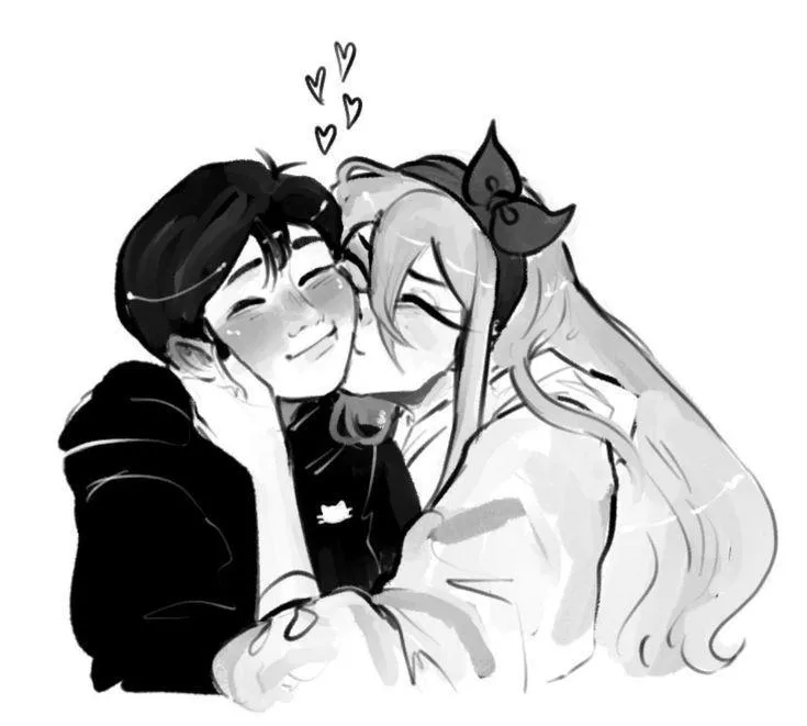 Then coot widdle cheeks!!! I can't!! Gah!