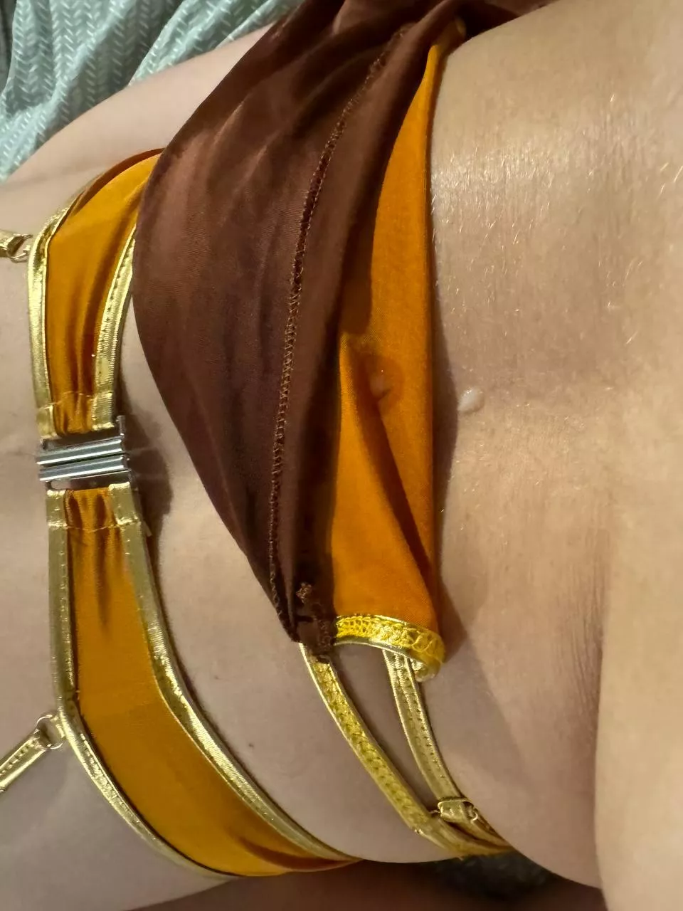 When he likes Star Wars and you are dressed as Leia