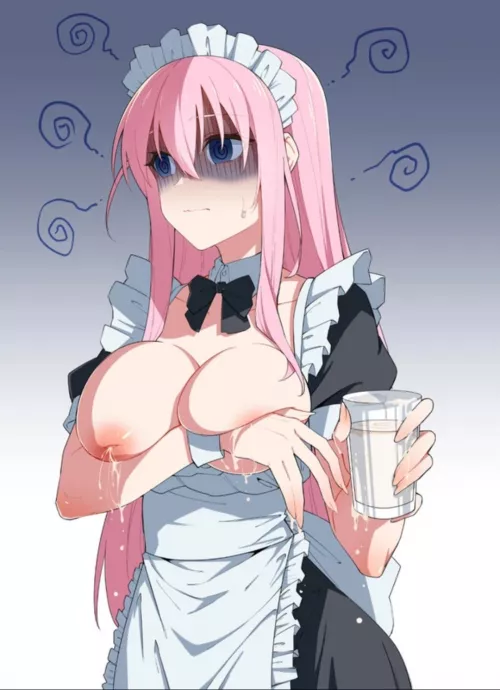 Bocchi can't believe she has to give you breast milk