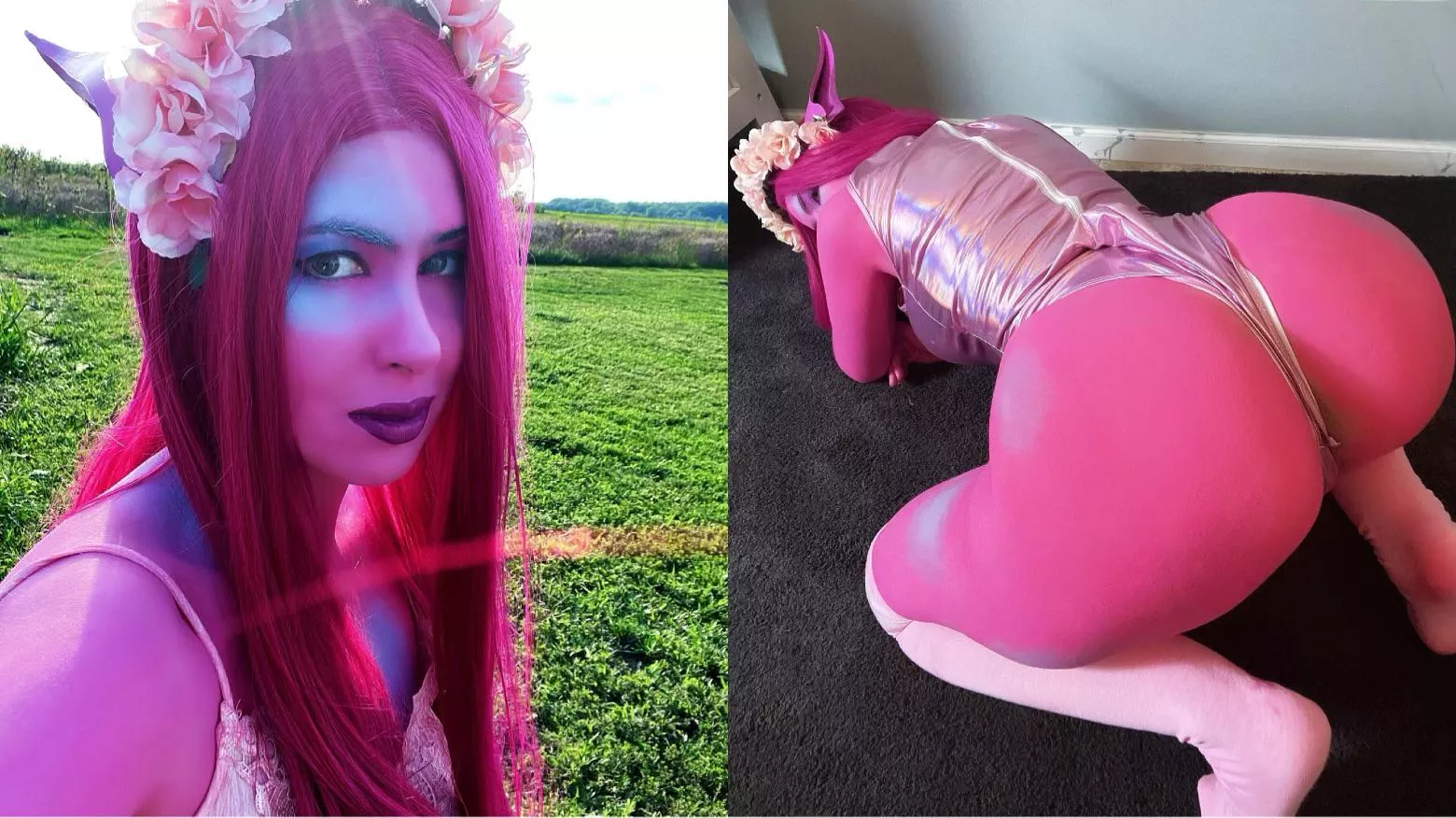 Bodypaint based on Lore Olympus by Kessie Vao