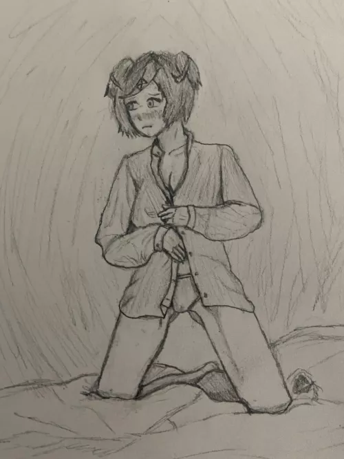 Decided to do a Natsuki sketch for the first time ever