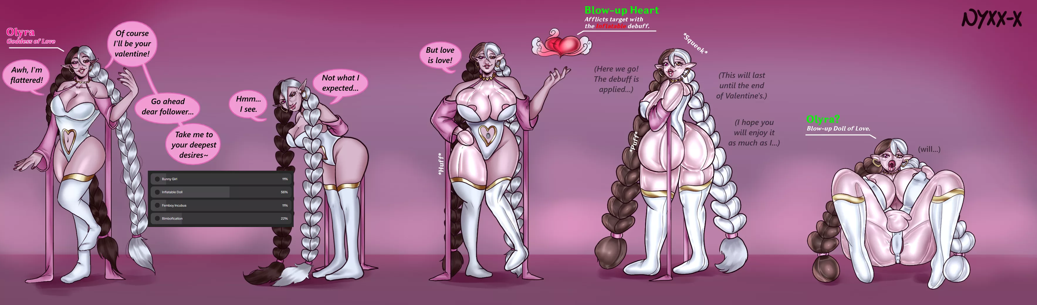 [OC] She's Your Valentine's (FTF, Dollification, Inanimate) by me