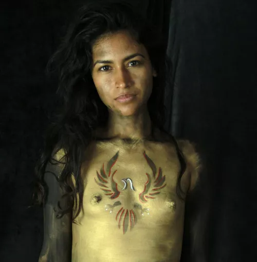 This was a tough one , most of my bodypaint work encompasses mental health