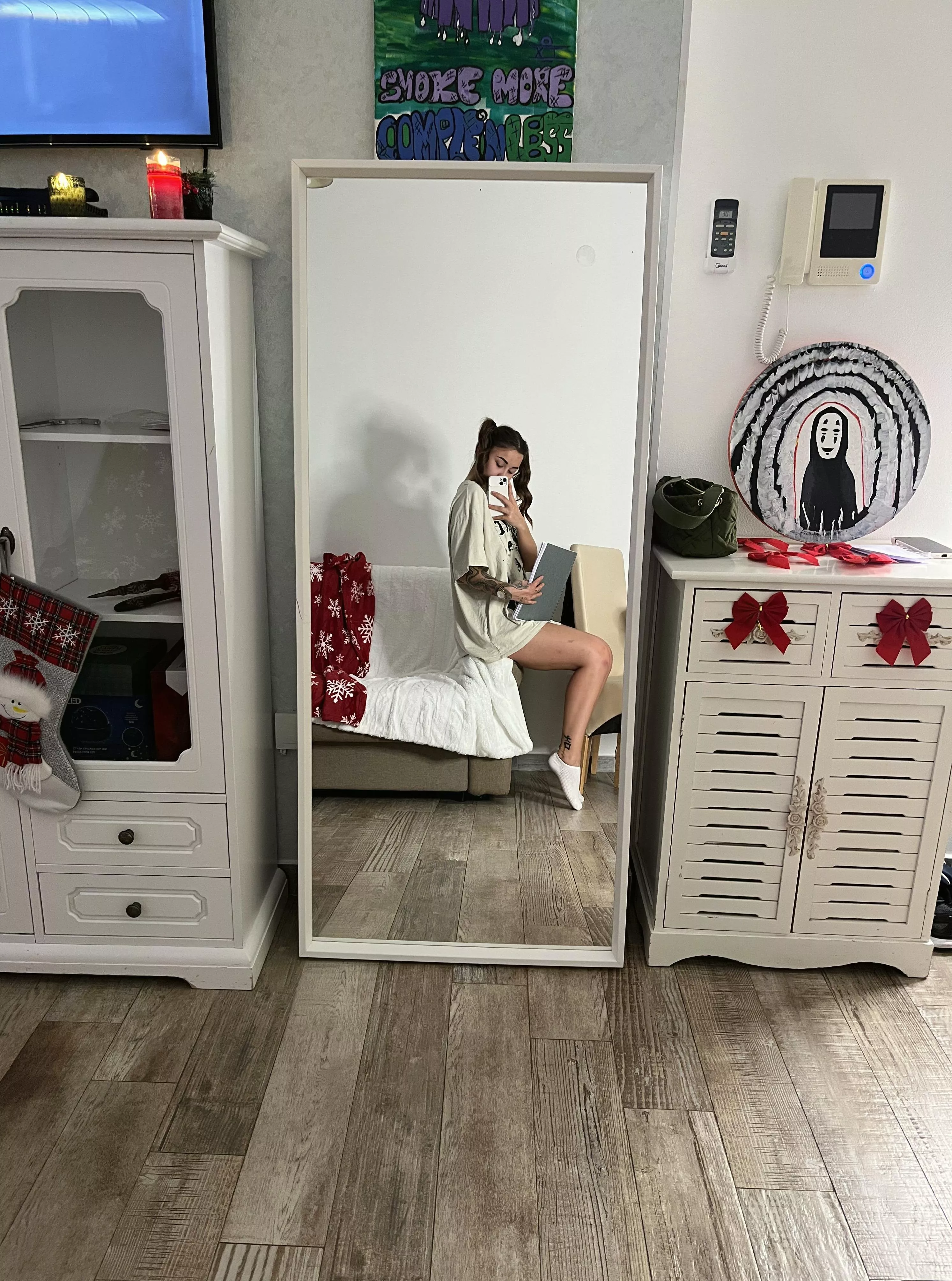 What could be hotter than a cute girl like me in socks