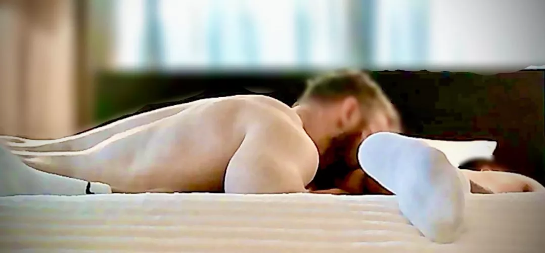 (27) Bro gets butt eaten by (45) Horny Bearded Married Muscle Dad