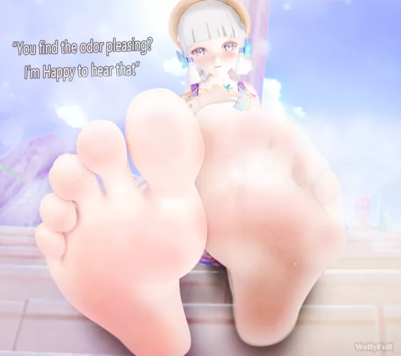 Ayaka Kamisato (Genshin Impact) [Artist: WolfyFull]