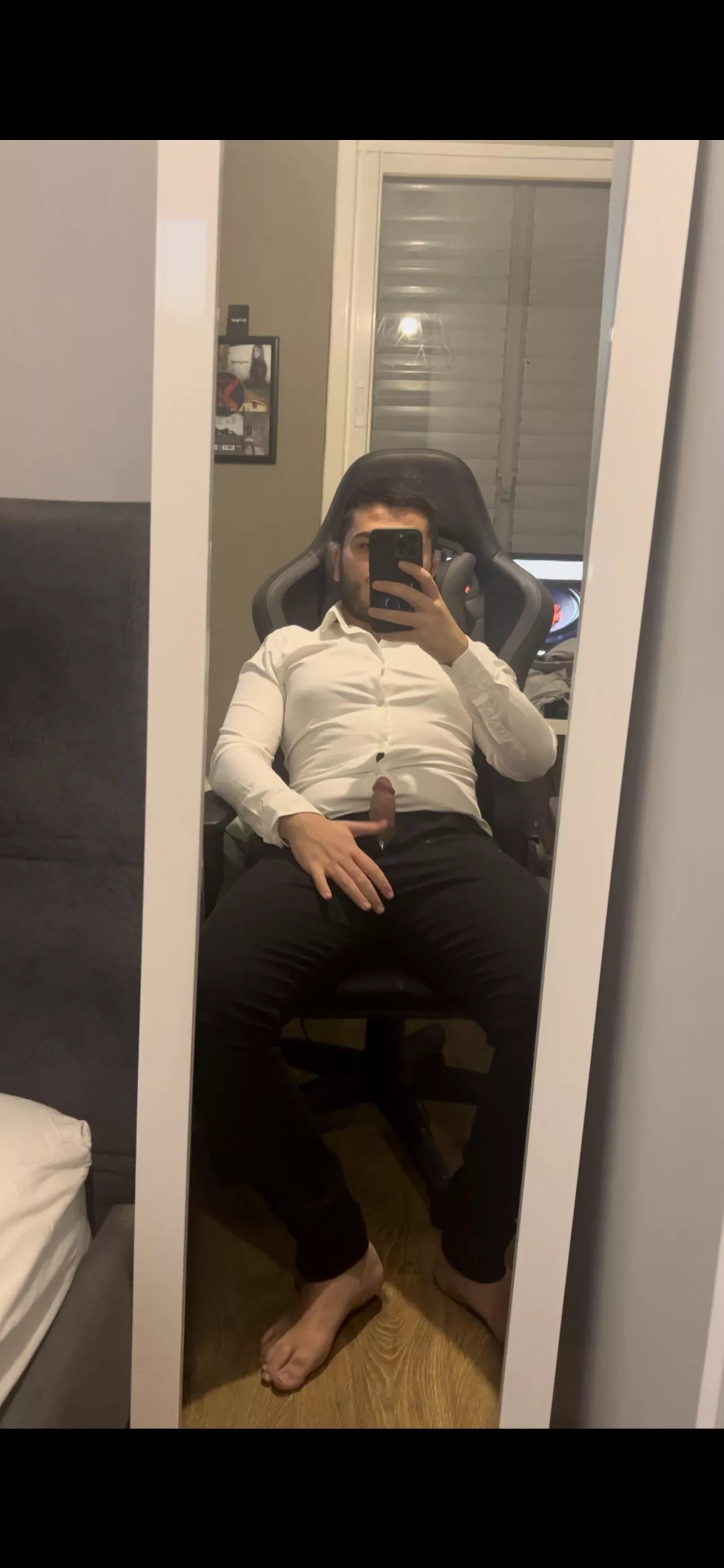 Came back home horny from work