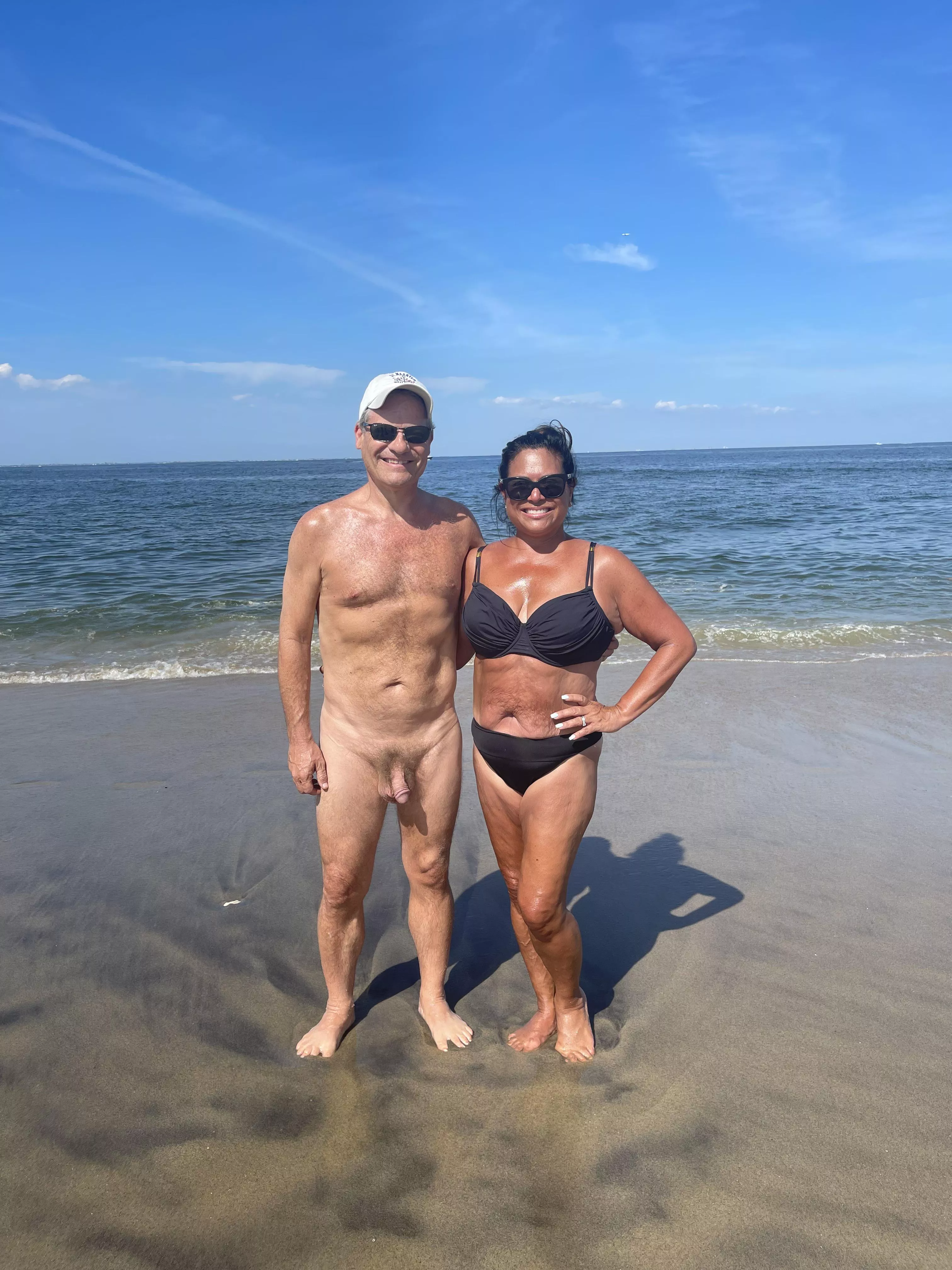 CFNM with my wife at the beach