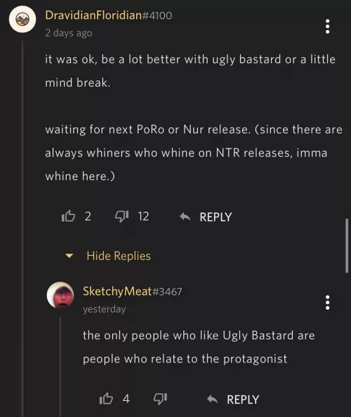 Didn’t have to violate him like that